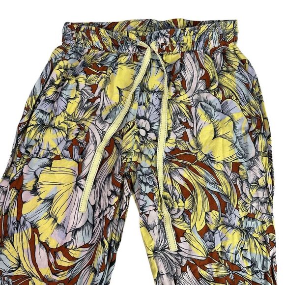 Alexandra Farmer Anthropologie XS Printed Wide Leg Pajama Bottoms - Picture 5 of 7